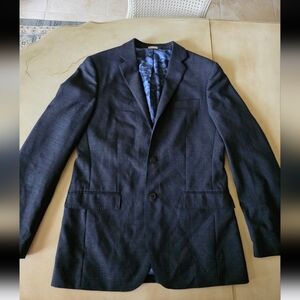 JOE Joseph Abboud Slim Fit 100% Wool Suit Jacket - 38R - Navy/Charcoal